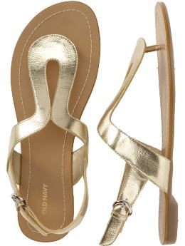gold-faux-patent-thong-sandal