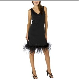 feather dress